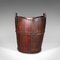 Antique Georgian English Well Bucket or Fireside Bin in Fruitwood & Wrought Iron, Image 6
