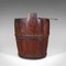 Antique Georgian English Well Bucket or Fireside Bin in Fruitwood & Wrought Iron, Image 5