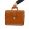Vintage Briefcase in Cognac Faux Leather, Czechoslovakia, 1960s 10