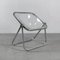 Clear Plona Chair by Giancarlo Piretti for Castelli, 1970s 1