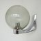 Mid-Century Dutch Chrome and Glass Wall Lamps, Set of 2 6