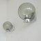 Mid-Century Dutch Chrome and Glass Wall Lamps, Set of 2 3
