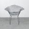 Chaise d'Appoint Chromée Diamond par Harry Bertoia pour Knoll Inc. / Knoll International, 1990s 3