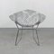 Chromed Diamond Side Chair by Harry Bertoia for Knoll Inc. / Knoll International, 1990s 5