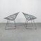 Sedia Diamond cromata di Harry Bertoia per Knoll Inc. / Knoll International, anni '90, Immagine 4