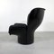 Black Elda Lounge Chair by Joe Colombo for Comfort Italy, 1960s 3