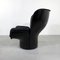 Black Elda Lounge Chair by Joe Colombo for Comfort Italy, 1960s, Image 3