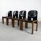 Model 121 Chairs by Afra & Tobia Scarpa for Cassina, 1960s, Set of 4 1