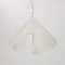 Iridescent Glass Chandelier by Roberto Pamio for Leucos, 1980s 5