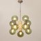 11-Light Chandelier with Glass Diffusers, 1970s 10