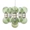 11-Light Chandelier with Glass Diffusers, 1970s 3