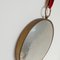 Mid-Century Brass Convex Pocket Watch Mirror 8