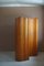 French Art Deco Room Divider in Patinated Pine from Baumann, Paris, 1940s 8