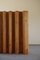 Mid-Century Danish Room Divider / Folding Screen in Patinated Pine, 1970s, Image 11