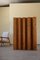 Mid-Century Danish Room Divider / Folding Screen in Patinated Pine, 1970s 1