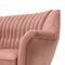 3-Seater Sofa in Pink Velvet, 1950s 13