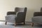 Swedish Modern Lounge Chairs Attributed to Otto Schulz for Boet, 1940s, Set of 2 10