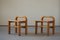 Tables de Chevet Brutalistes Mid-Century en Pin Massif, Sweden, 1970s, Set de 2 1