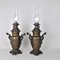 Chinoisantes Bronze Oil Lamps, Set of 2 1