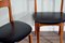 Teak and Leatherette Dining Chairs from Nathan, 1960s, Set of 4 2