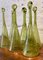 Champagne Flutes in Pomponettes Blown Glass, France 1960s, Set of 7 7