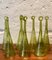 Champagne Flutes in Pomponettes Blown Glass, France 1960s, Set of 7 1