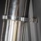 Industrial Polished Aluminium & Steel Strip Lights, 20th Century, Set of 2 13