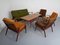Mid-Century Danish Teak Lounge Chairs & Sofa in Kvadrat Tonica 2, Set of 5, Image 51
