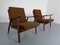 Mid-Century Danish Teak Lounge Chairs & Sofa in Kvadrat Tonica 2, Set of 5 26