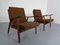 Mid-Century Danish Teak Lounge Chairs & Sofa in Kvadrat Tonica 2, Set of 5, Image 26