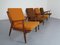 Mid-Century Danish Teak Lounge Chairs & Sofa in Kvadrat Tonica 2, Set of 5, Image 18