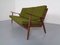 Mid-Century Danish Teak Lounge Chairs & Sofa in Kvadrat Tonica 2, Set of 5 8