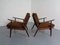 Mid-Century Danish Teak Lounge Chairs & Sofa in Kvadrat Tonica 2, Set of 5 25