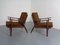 Mid-Century Danish Teak Lounge Chairs & Sofa in Kvadrat Tonica 2, Set of 5 24