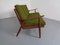 Mid-Century Danish Teak Lounge Chairs & Sofa in Kvadrat Tonica 2, Set of 5 10
