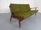 Mid-Century Danish Teak Lounge Chairs & Sofa in Kvadrat Tonica 2, Set of 5, Image 9