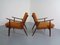 Mid-Century Danish Teak Lounge Chairs & Sofa in Kvadrat Tonica 2, Set of 5 32
