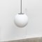 Vintage German Space Age Glass Ball Pendant Lamp from Limburg, Image 1
