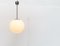 Vintage German Space Age Glass Ball Pendant Lamp from Limburg 15