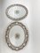 Antique English White & Brown Earthenware Meat Strainer Plates, 1869, Set of 2 7