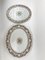 Antique English White & Brown Earthenware Meat Strainer Plates, 1869, Set of 2, Image 7