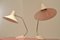 White Metal Table Lamps by J.J Hoogervorst for Anvia, Set of 2 10