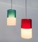 Mid-Century German Glass Pendant Lamps from Peill & Putzler, Set of 2 3