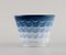 Cache-pot Fleur en Porcelaine par Wilhelm Kage pour Gustavsberg, 1960s, Set de 6 3