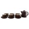 Coq Tea Service Set by Stig Lindberg for Gustavsberg, 1960s, Set of 13, Image 1