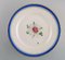 Antique Plates in Hand-Painted Porcelain with Flowers from Royal Copenhagen, Set of 6 4