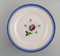 Antique Plates in Hand-Painted Porcelain with Flowers from Royal Copenhagen, Set of 6 3