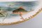 Large Serving Dish in Porcelain with Hand-Painted Fish from Pirkenhammer 3