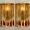 Amber Teardrop Wall Lights from Av Mazzega, 1970s, Set of 2, Image 18