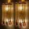 Amber Teardrop Wall Lights from Av Mazzega, 1970s, Set of 2, Image 20